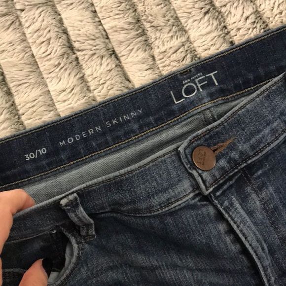 LOFT medium wash jeans - Picture 2 of 7
